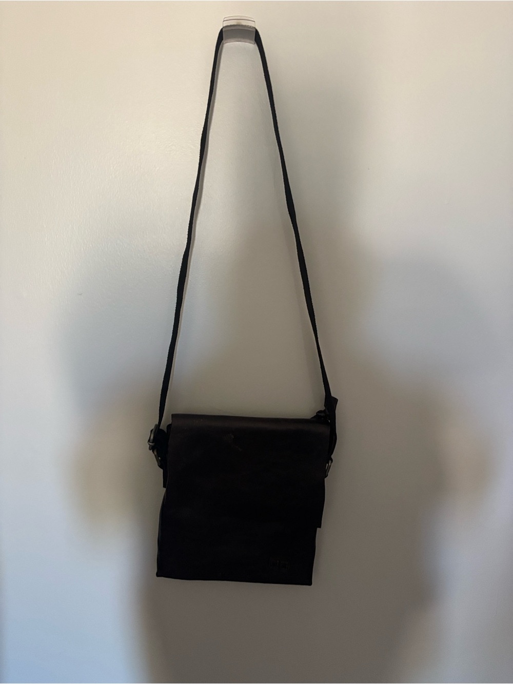 Black Minimalist Crossbody Shoulder Bag
